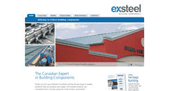 Desktop Screenshot of exsteel.com